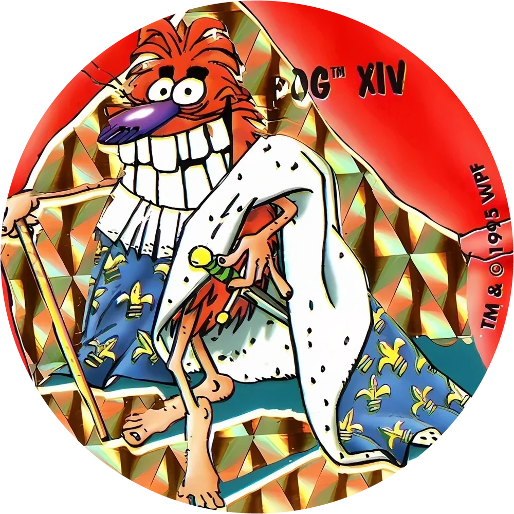 Pineapple Orange Guava 2 (POG) cap #9 — 90s pog