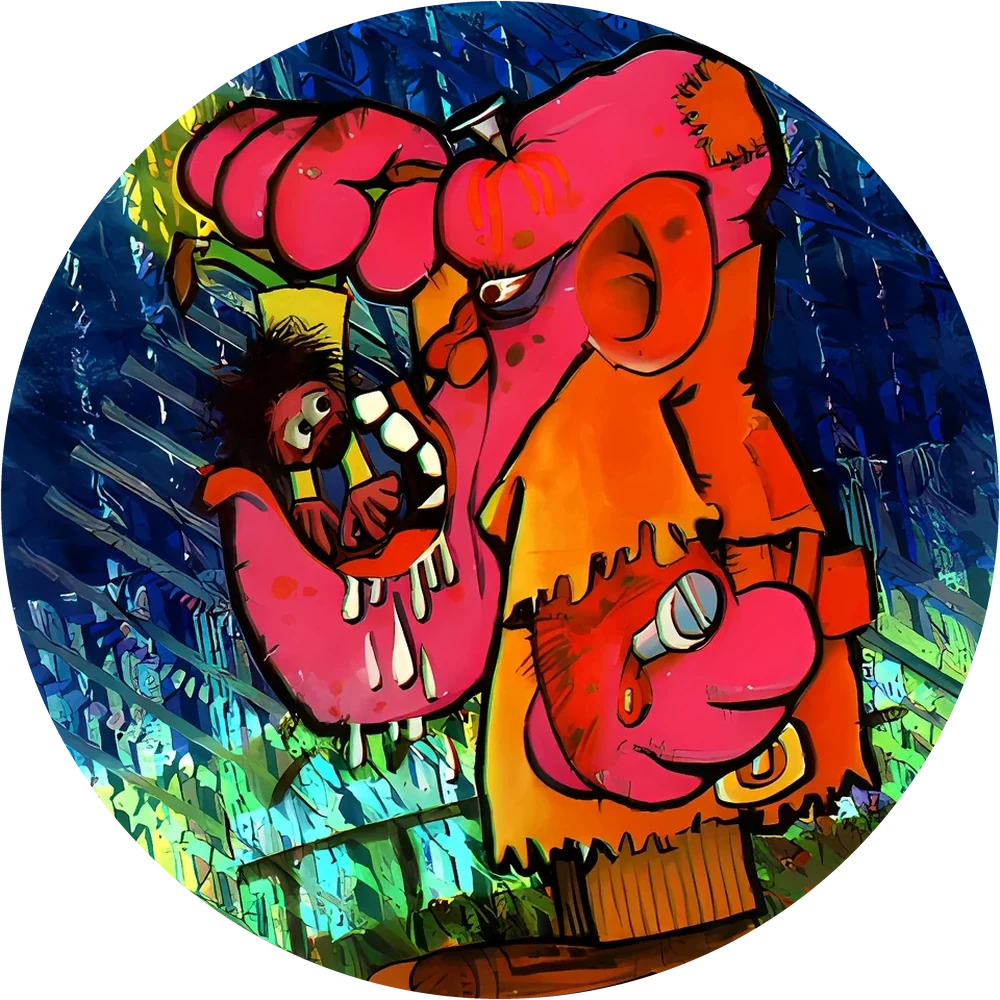 Фишка Monsters (Монстры) №28 — кэпс из 90-х
