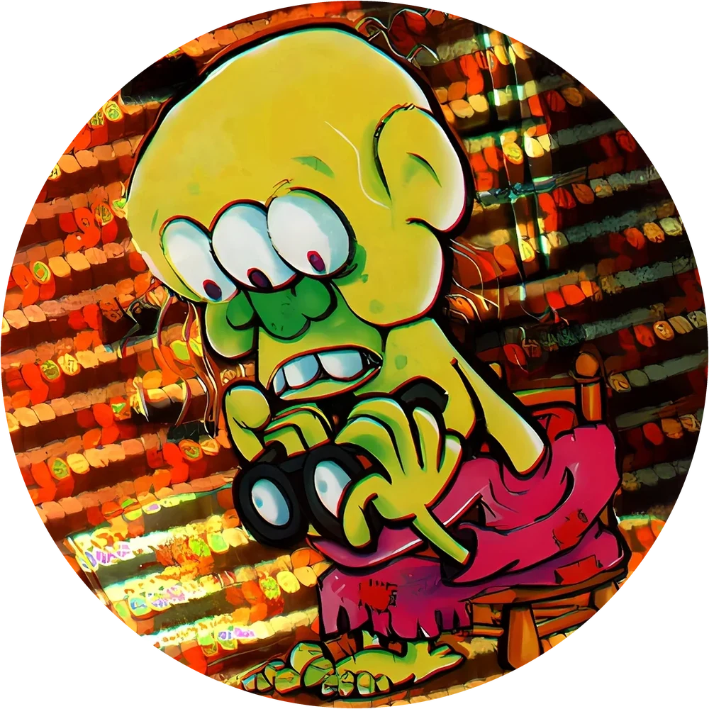 Фишка Monsters (Монстры) №4 — кэпс из 90-х