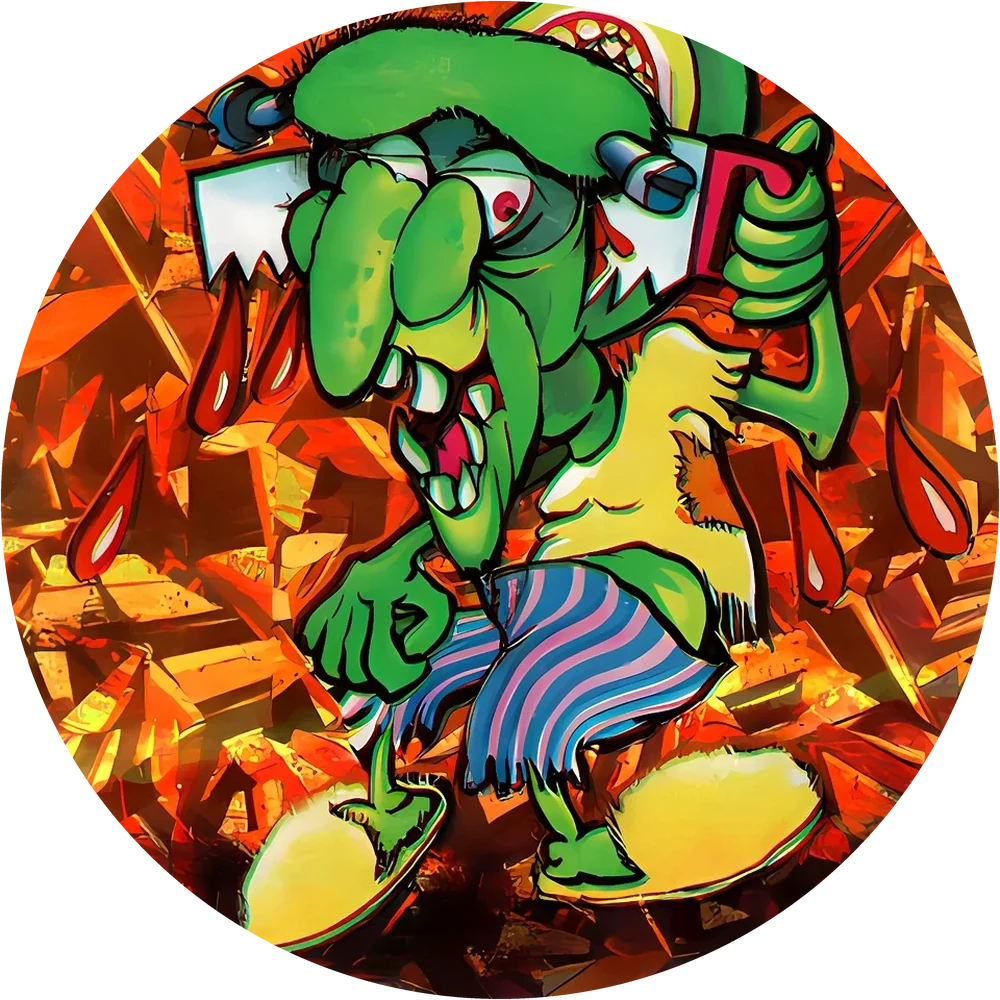 Фишка Monsters (Монстры) №8 — кэпс из 90-х