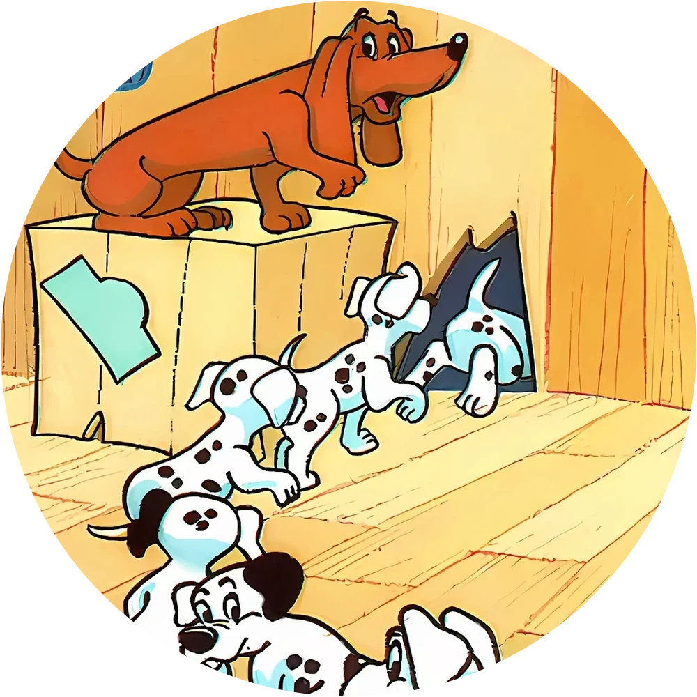 Dalmatians (101 Dalmatians) cap #22 — 90s pog