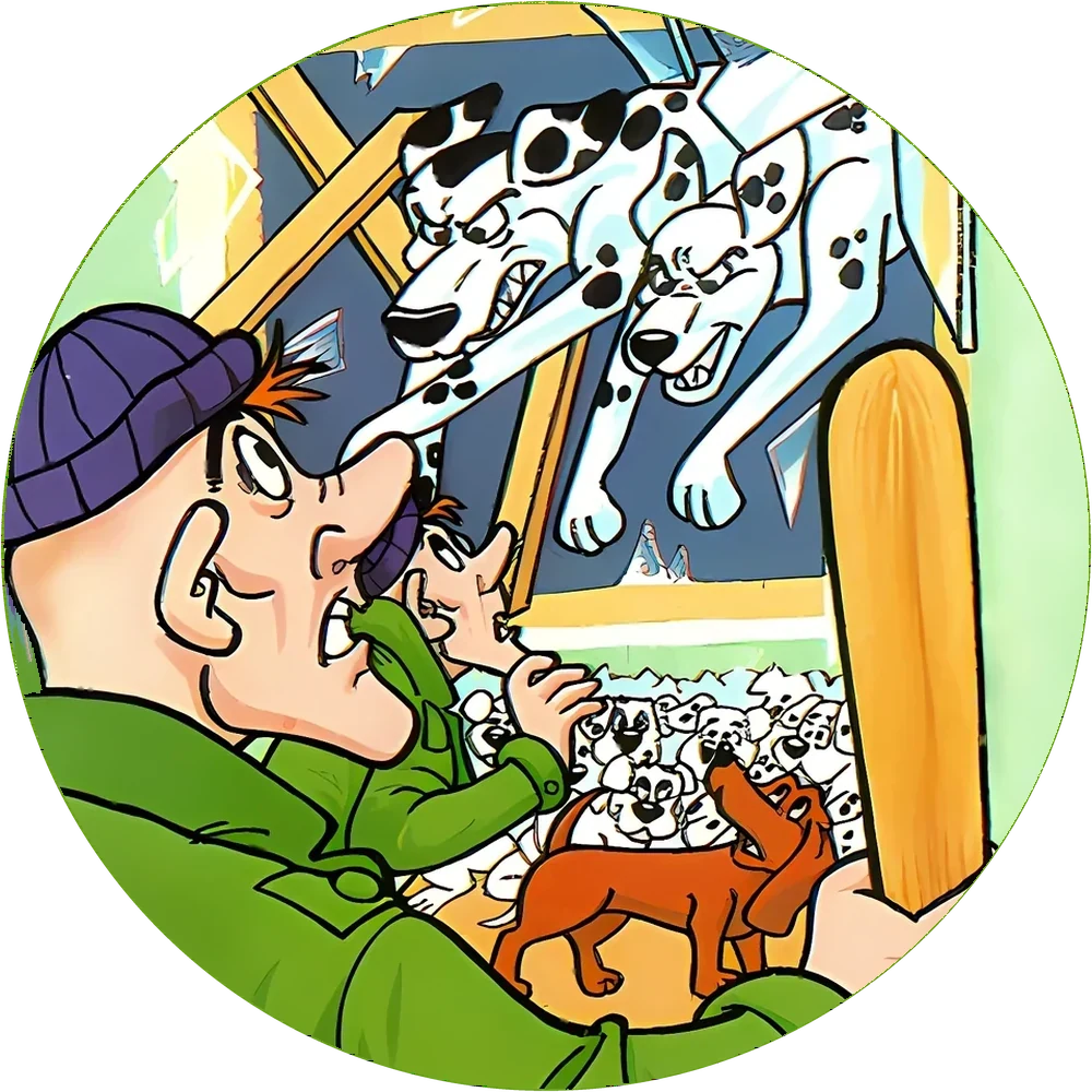 Dalmatians (101 Dalmatians) cap #25 — 90s pog
