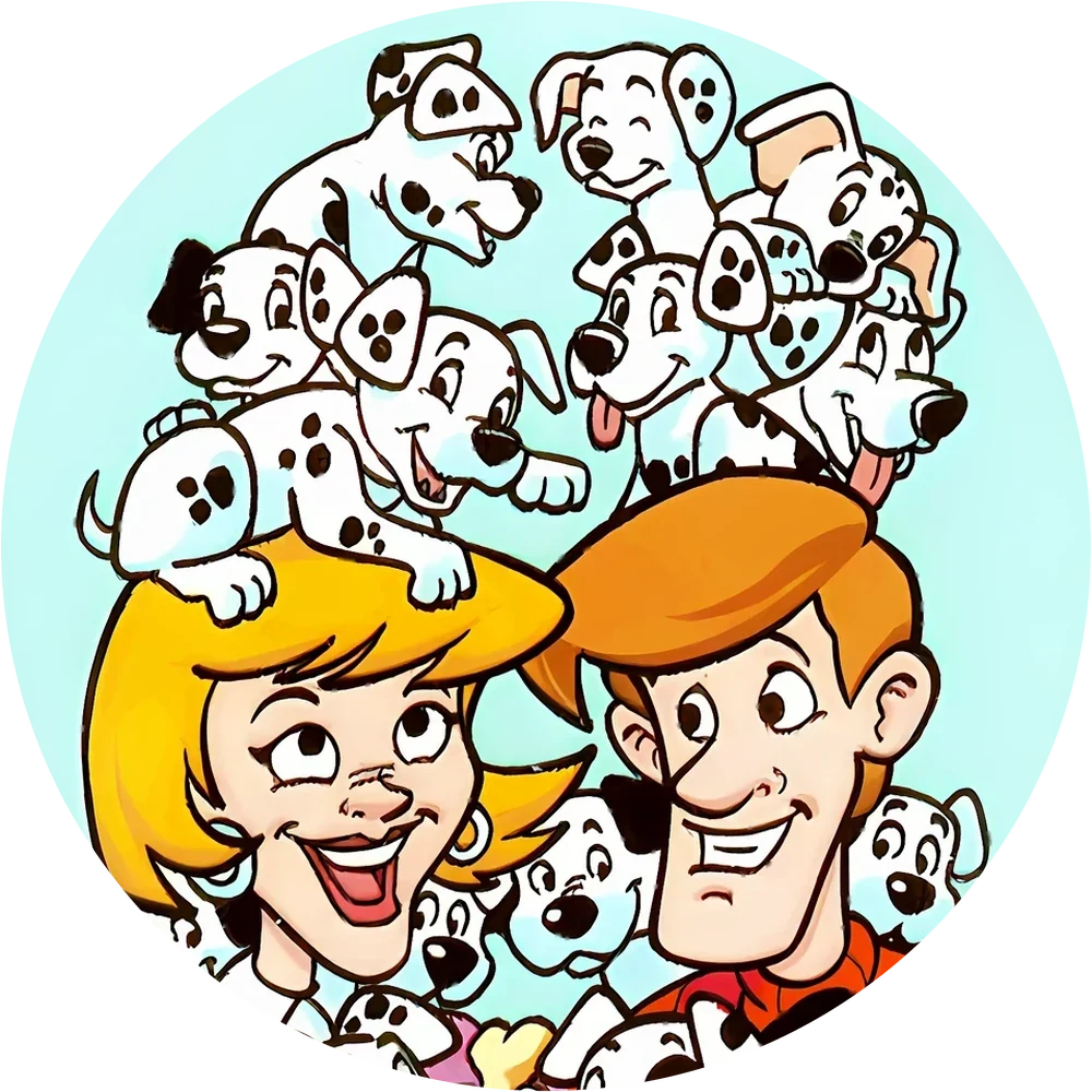 Dalmatians (101 Dalmatians) cap #32 — 90s pog
