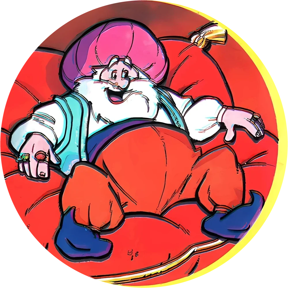 Aladdin cap #18 — 90s pog