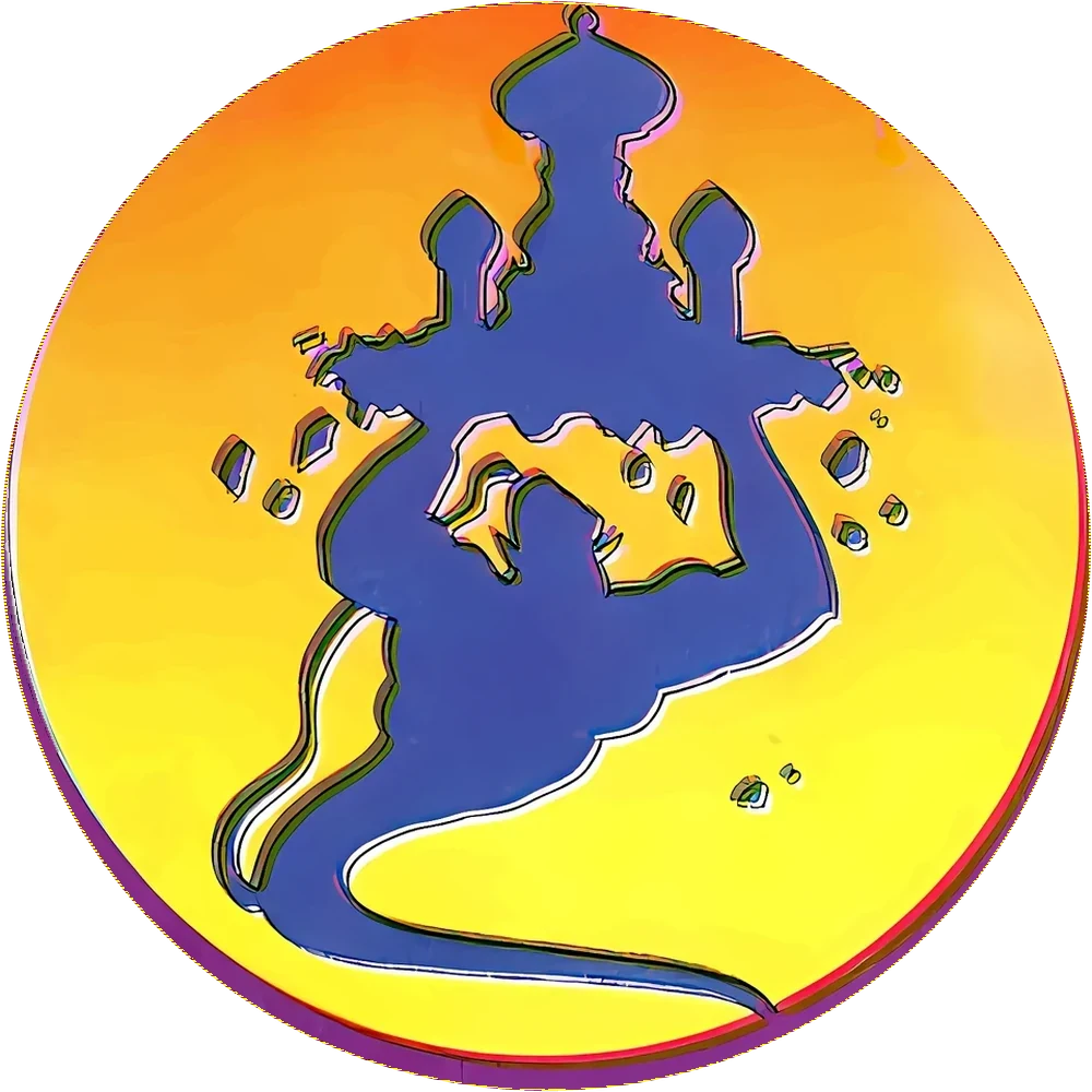 Aladdin cap #25 — 90s pog