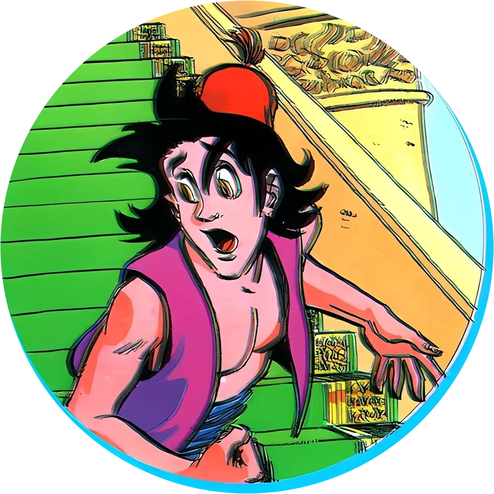 Aladdin cap #26 — 90s pog