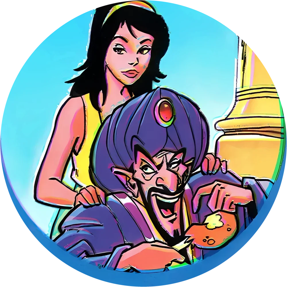 Aladdin cap #28 — 90s pog