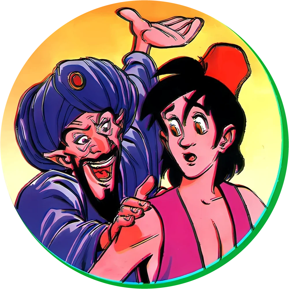 Aladdin cap #3 — 90s pog