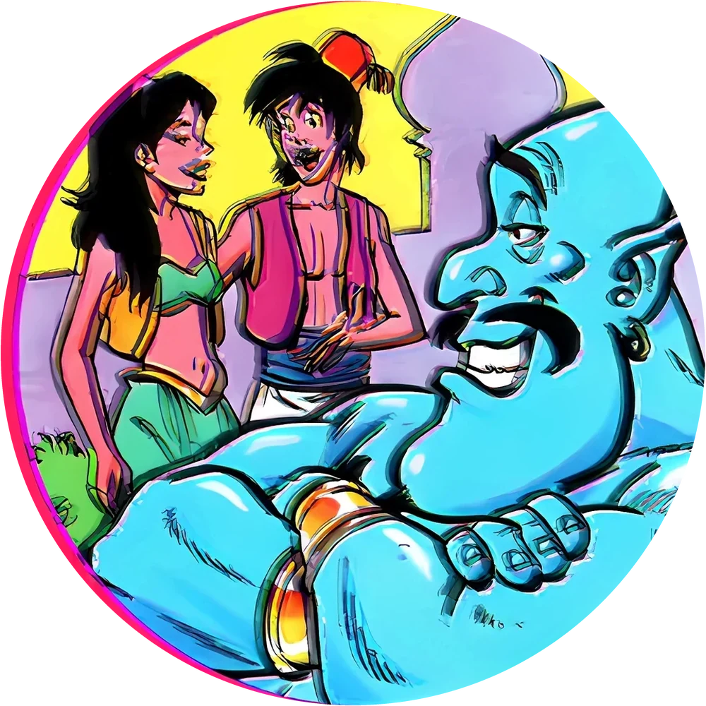 Aladdin cap #31 — 90s pog
