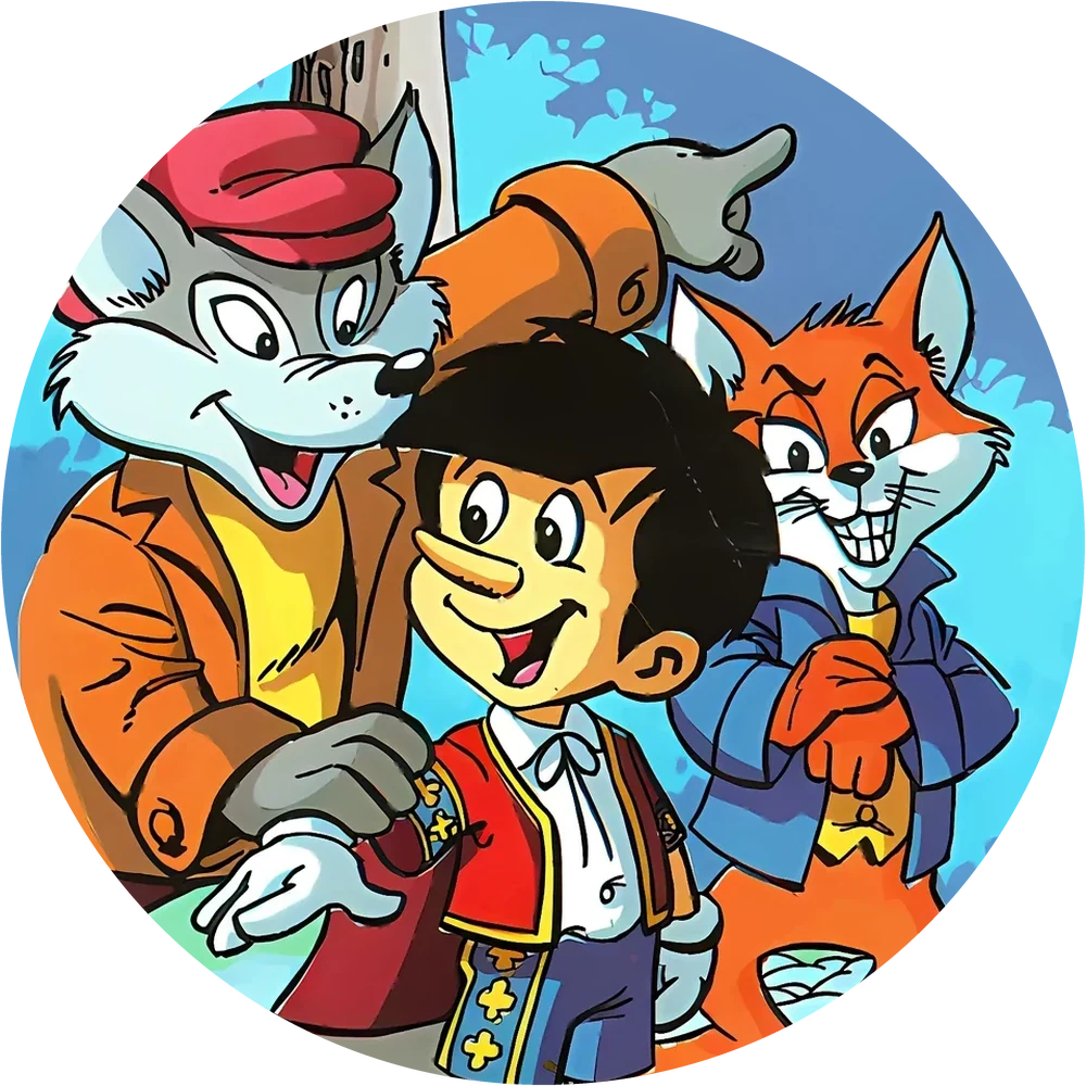 Pinocchio cap #12 — 90s pog