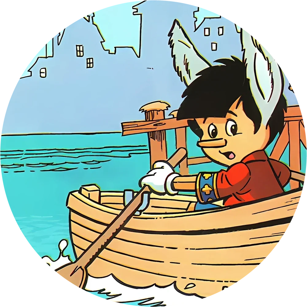 Pinocchio cap #19 — 90s pog