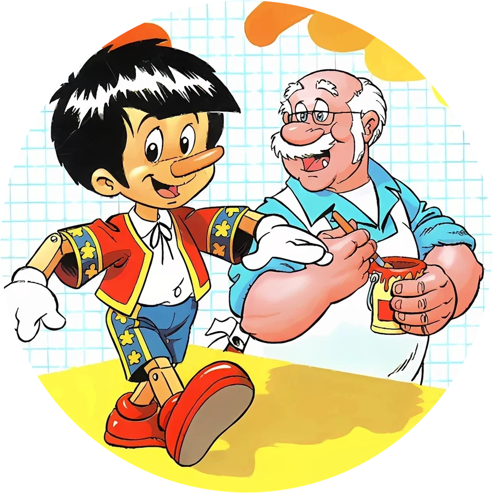 Pinocchio cap #29 — 90s pog