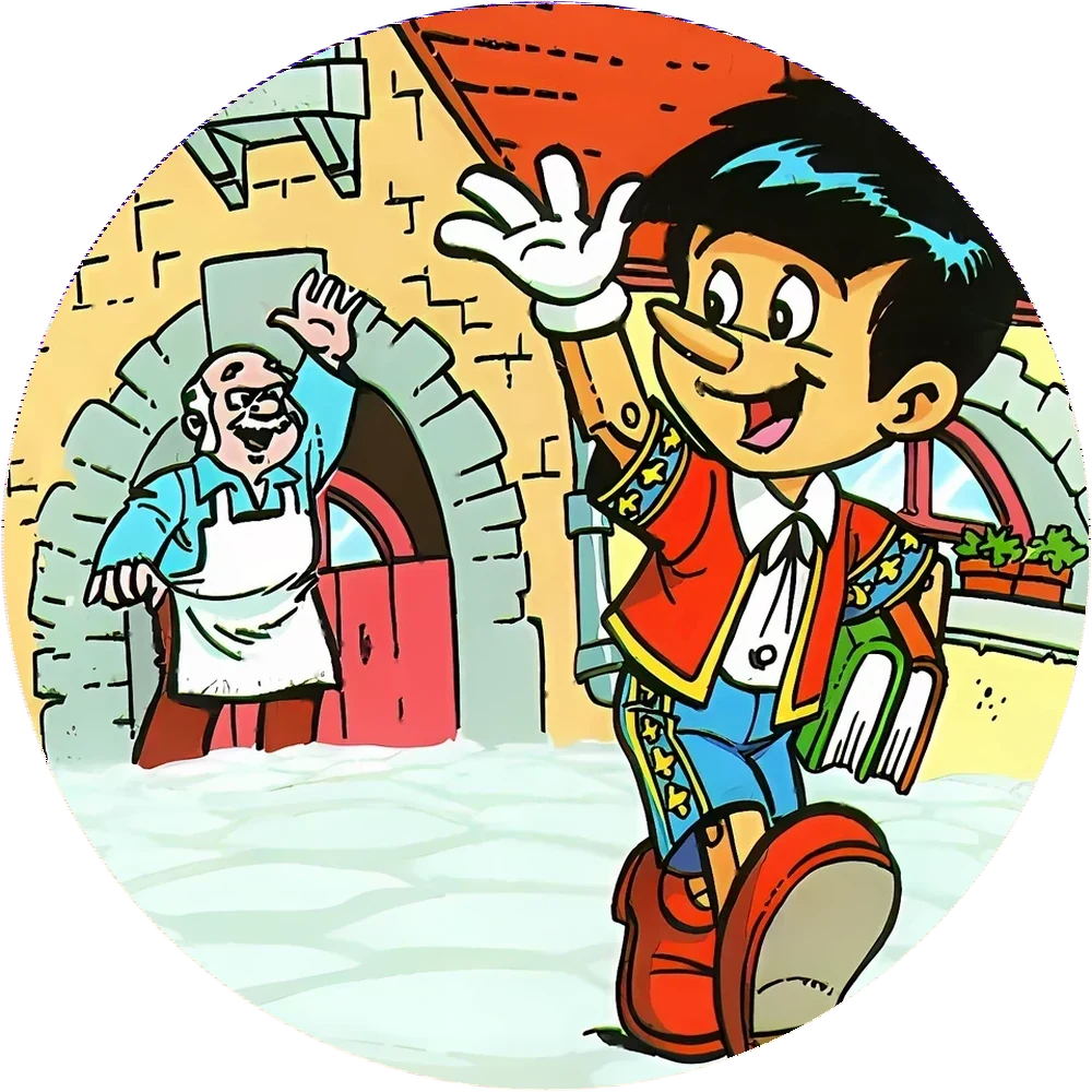 Pinocchio cap #4 — 90s pog
