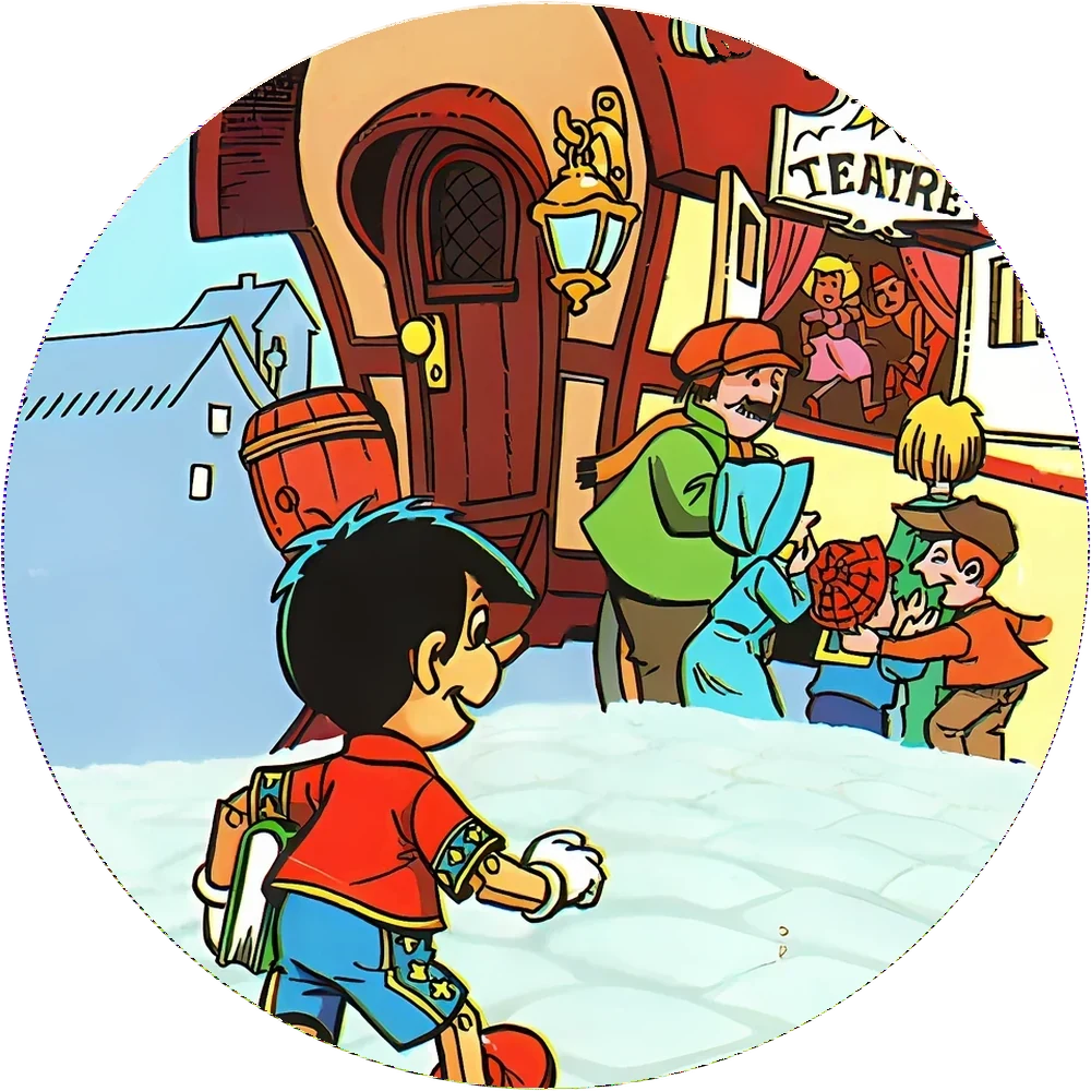Pinocchio cap #5 — 90s pog