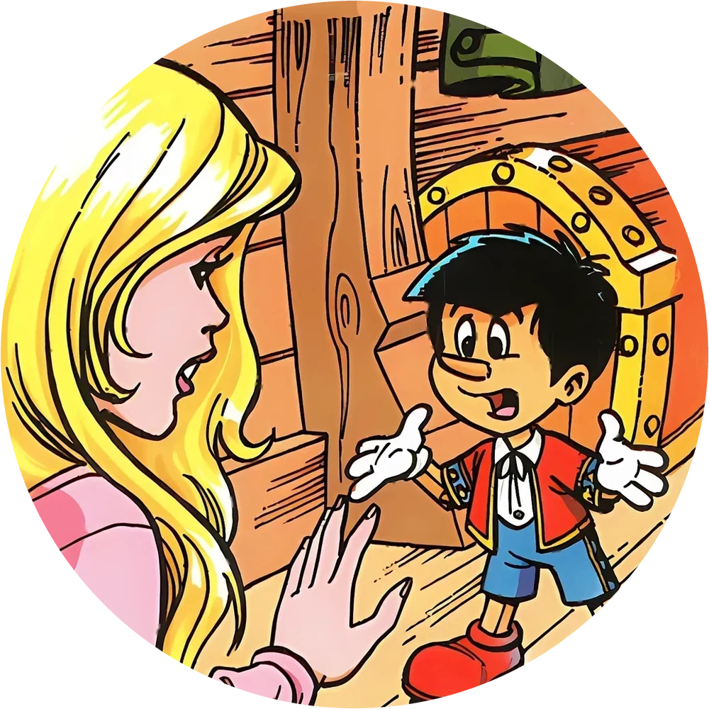 Pinocchio cap #8 — 90s pog